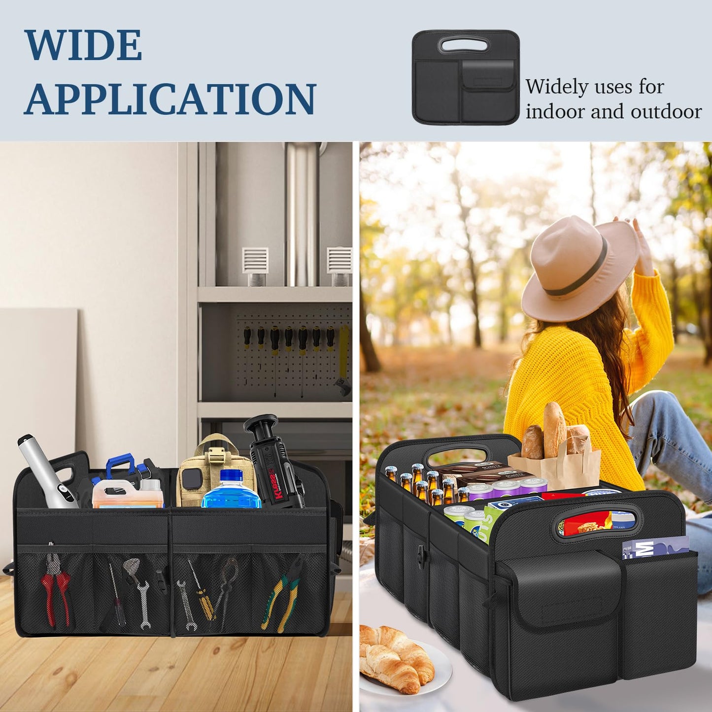 Femuar Black Trunk Organizer – Waterproof